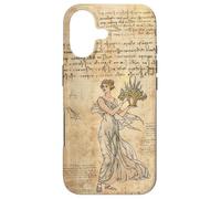Carcasa para iPhone 17 Cute Vintage Wild Flower Motif Antique Fairycore Aesthetic