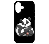 Carcasa para iPhone 17 Cute Volleyball Panda Hugging Volleyball