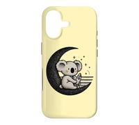 Carcasa para iPhone 17 Cute Womens Girls Kids Kawaii Lunar Moon Space Koala Bear