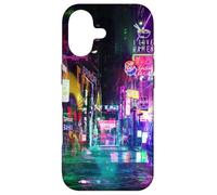 Carcasa para iPhone 17 Cyberpunk City Sci Fi Night Tokio Japón Urban Noir Dystopia