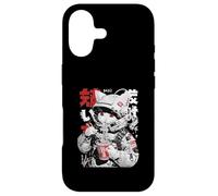 Carcasa para iPhone 17 Cyberpunk Space Cat Ramen - Ropa de Calle Japonesa