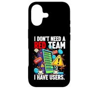 Carcasa para iPhone 17 Cybersecurity Humor I Don't Need A Red Team Users