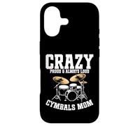 Carcasa para iPhone 17 Cymbals Mom Baterista Loco