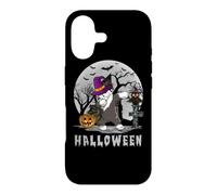 Carcasa para iPhone 17 Dabbing Old English Sheepdog Perro Bruja Disfraz de