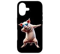Carcasa para iPhone 17 Dabbing Pig Farmer Hog Dab Dance