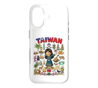Carcasa para iPhone 17 Dabbing Taiwán Girl Flag Dress Taipei Bubble Tea Pride Kids