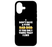 Carcasa para iPhone 17 Dad BOD is my Type Funny Gag Fathers Day Costume Cute Dads