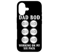 Carcasa para iPhone 17 Dad BOD Working On My Six Pack Funny Drinking Team Beer