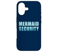 Carcasa para iPhone 17 Dad Humor Mermaid Security Turquoise Watercolor Graphic