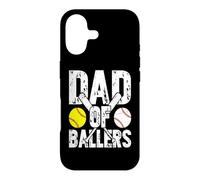 Carcasa para iPhone 17 Dad of Ballers Baseball Dad for Men Father's Day Baseball
