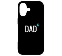 Carcasa para iPhone 17 Dad to The Power of 4 Mathematics Math Father of Four Kids