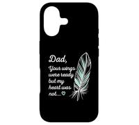 Carcasa para iPhone 17 Dad Wings were Ready by My Heart Not Memorial