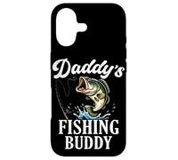 Carcasa para iPhone 17 Daddy'S Fishing Buddy Funny Cita Fisherman Papa Boys Girls