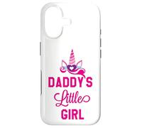 Carcasa para iPhone 17 Daddy'S Little Girl Sign Unicorn Birthday Daddys Little Girl