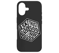 Carcasa para iPhone 17 Dados Ask God x Trust God x Thank God