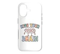 Carcasa para iPhone 17 Dale un Beso a tu Cerebro, inspira, educa, Genial, Retro, Vintage