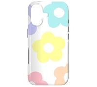 Carcasa para iPhone 17 Danish Pastel Daisy Flowers Preppy Aesthetics Girly