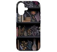 Carcasa para iPhone 17 Dark Academia Bookshelf Vintage Floral for Book Lovers