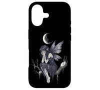 Carcasa para iPhone 17 Dark Fantasy Fairy Under a Cracked Moon