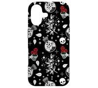 Carcasa para iPhone 17 Dark Gothic Love Goth Skeleton and Roses