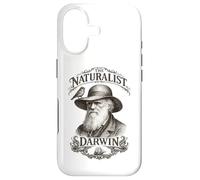 Carcasa para iPhone 17 Darwin El Naturalista Retrato Pinzón Barco Ciencia