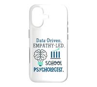 Carcasa para iPhone 17 Data-Driven Empathy-Led School Psychologist Brain Graphic