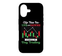 Carcasa para iPhone 17 Day Trading Gráfico de Velas del Mercado de valores Juego de Palabras sarcástico