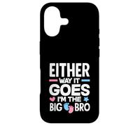 Carcasa para iPhone 17 De Cualquier Manera va Im The Big Bro Gender Reveal Party