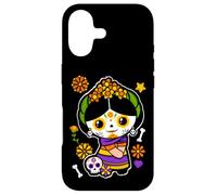 Carcasa para iPhone 17 De Los Muertos La Catrina Day of The Dead Sugar Skull Women