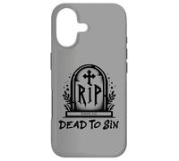 Carcasa para iPhone 17 Dead to Sin - Romans 6:11 Christian Faith Graffiti