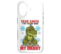 Carcasa para iPhone 17 Dear Santa I Tried to be Good but I Take After my Daddy
