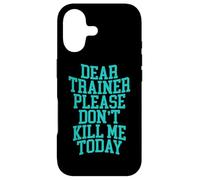 Carcasa para iPhone 17 Dear Trainer, Please Don't Kill Me Today -