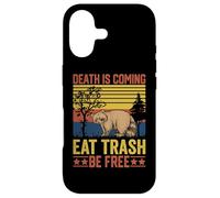 Carcasa para iPhone 17 Death Is Coming Eat Trash Be Free