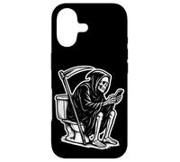 Carcasa para iPhone 17 Death On The Throne Doom Scrolling The Internet