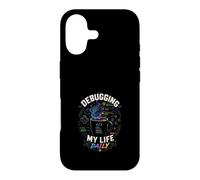 Carcasa para iPhone 17 Debugging My Life Daily Gamer Coffee Design