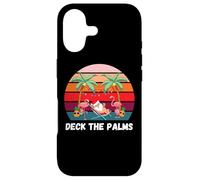 Carcasa para iPhone 17 Deck The Palms - Navidad en Julio Santa Bebiendo un cóctel
