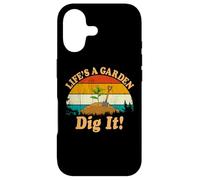 Carcasa para iPhone 17 Decoración de jardinería de Estilo Retro Vintage La Vida es un jardín Dig it