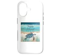 Carcasa para iPhone 17 Decoración de Playa de Tortuga Marina de Carolina del Sur de Fripp Island