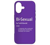 Carcasa para iPhone 17 Definición Bisexual No es una Fase LGBTQ Bi Orgullo Bisexualidad