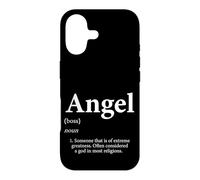 Carcasa para iPhone 17 Definición de ángel Divertido Nombre Fiesta de cumpleaños para ángeles