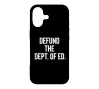 Carcasa para iPhone 17 Defund The Department of Education Politics