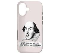 Carcasa para iPhone 17 Deja de Hacer Que el Drama no Seas Divertido de Shakespeare