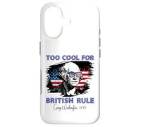 Carcasa para iPhone 17 Demasiado Genial para el Gobierno británico 4 de Julio George Washington
