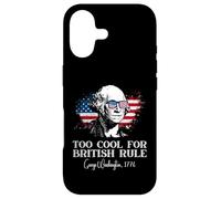 Carcasa para iPhone 17 Demasiado Genial para el Gobierno británico 4 de Julio George Washington