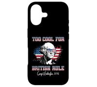 Carcasa para iPhone 17 Demasiado Genial para el Gobierno británico 4 de Julio George Washington