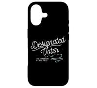 Carcasa para iPhone 17 Designated Voter Democracy Voting Gift For Registered Voters