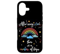 Carcasa para iPhone 17 Después de Cada tormenta Hay un Arco Iris de Esperanza