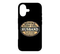 Carcasa para iPhone 17 Detrás de Cada Marido Genial Hay una Broma Divertida de Esposa aún más Fresca