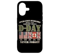 Carcasa para iPhone 17 Día D 6 de Junio de 1944 Normandía Francia Nunca Olvides Que se desvaneció