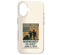 Carcasa para iPhone 17 Día D 82 Aniversario 1944-2026 Homenaje en Recuerdo de Veteranos